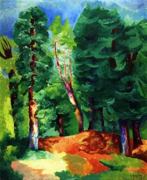 Trees Artwork by Moise Kisling