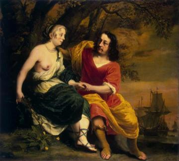 Bacchus And Ariadne Artwork by Ferdinand Bol