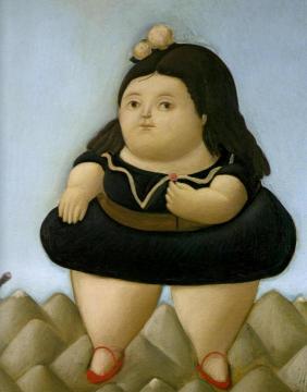 Excursion To The Volcano Artwork by Fernando Botero