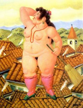 La Loca Artwork by Fernando Botero