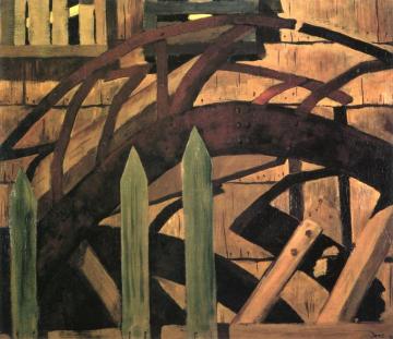 The Mill Wheel, Huntington Harbor Artwork by Arthur Dove