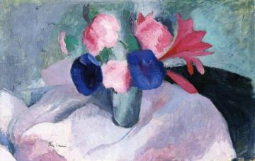 A Vase of Flowers Artwork by Marie Laurencin