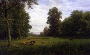 Cows in a Pasture Artwork by William Trost Richards