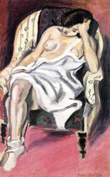 Nude in an Armchair Artwork by Henri Matisse