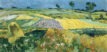 Wheatfields Artwork by Vincent Van Gogh