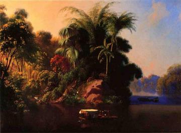 Boating On The Changres River Artwork by Charles Christian Nahl