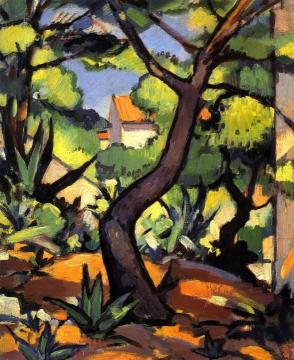Landscape At Cassis Artwork by Samuel John Peploe