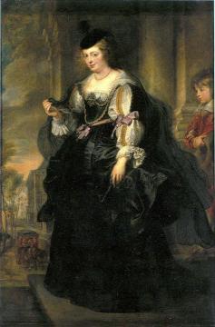 Helena Fourment with Frans Rubens Artwork by Peter Paul Rubens