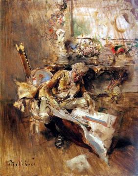The Art Connoisseur Artwork by Giovanni Boldini