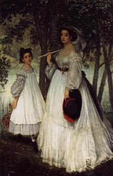 The Two Sisters, Portrait Artwork by James Tissot