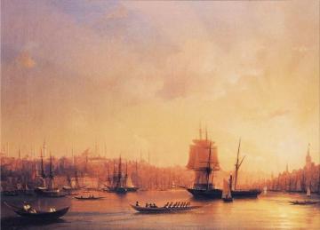 Dusk on the Golden Horn Artwork by Ivan Constantinovich Aivazovsky