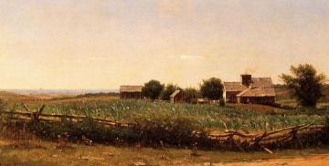Farm by the Shore Artwork by Thomas Worthington Whittredge