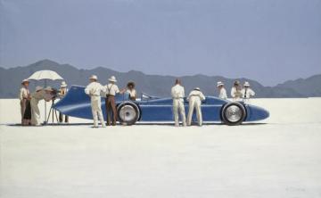 Bluebird At Bonneville Artwork by Jack Vettriano