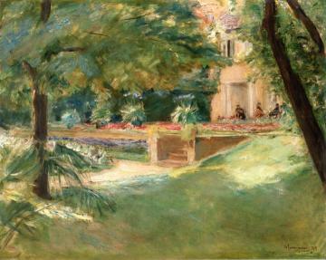 View of the Flower Terrace in Wannsee Garden to the South West Artwork by Max Liebermann