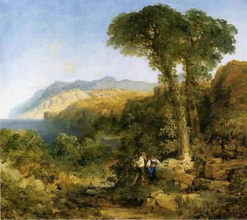 Amalfi Coast Artwork by Thomas Moran