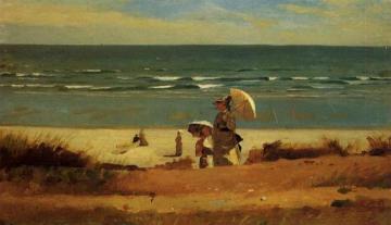 On the Beach, Marshfield Artwork by Winslow Homer