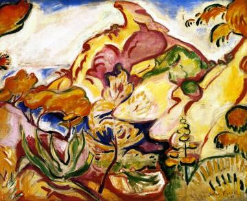 Landscape at La Ciotat Artwork by Emile-othon Friesz