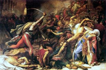 Uprising Of Cairo, 21 October 1798 Artwork by Anne-Louis Girodet de Roussy-Trioson