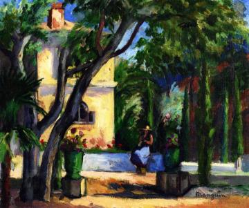 Le Jardin de l'Oustalet, Saint Tropez Artwork by Henri Manguin