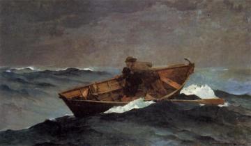 Lost On The Grand Banks Artwork by Winslow Homer