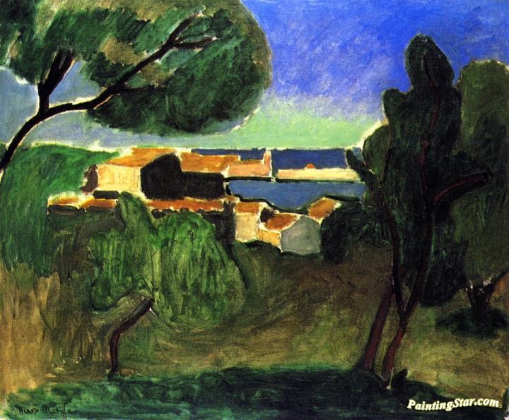 Landscape at Collioure Artwork by Henri Matisse