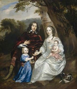 Govert van Slingelandt and Family Artwork by Jan Mijtens