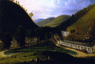 View Of Red Sulphur Springs, Virginia Artwork by George Esten Cooke