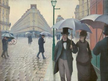 Paris Street: A Rainy Day Artwork by Gustave Caillebotte