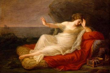 Ariadne Abandoned By Theseus On Naxos Artwork by Angelica Kauffmann