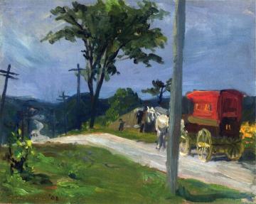 Country Road Artwork by John Sloan