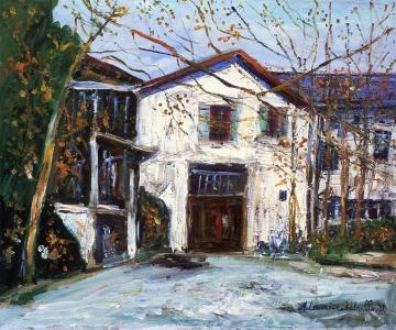 House in a Garden in Montmartre Artwork by Maurice Utrillo