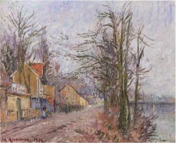 Stand of Trees in Pontoise Artwork by Gustave Loiseau