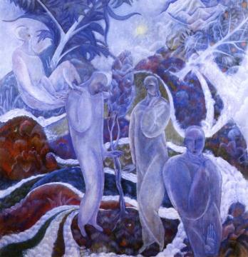 Summer Night Artwork by Albert Bloch