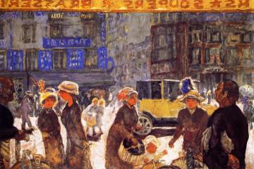 Place Clichy Artwork by Pierre Bonnard
