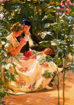 Nido entre flores Artwork by Jose Mongrell Torrent