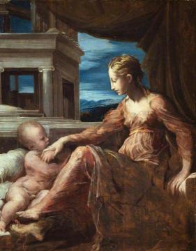 Virgin and Child Artwork by Parmigianino