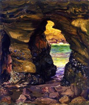 Arch Beach Artwork by Joseph Kleitsch