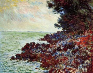 Cap Martin Artwork by Claude Oscar Monet