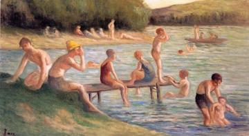 Bathers Artwork by Maximilien Luce