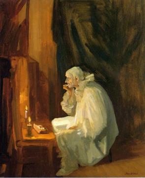 Clown Making Up Artwork by John Sloan