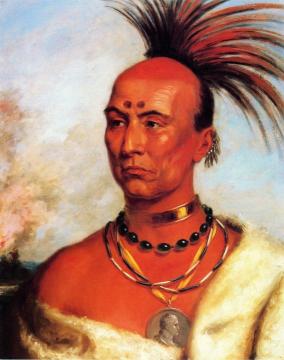 Makataimeshikiakiah (Back Hawk) Artwork by Charles Bird King