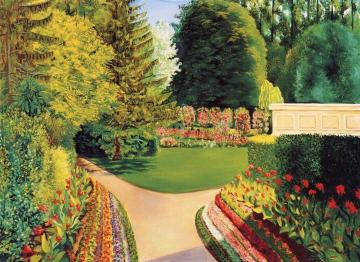 The Parc of Chateau de Gressy Artwork by Moise Kisling