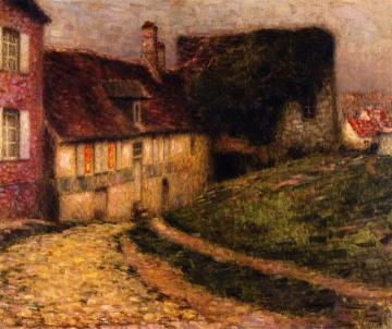 Old Houses Artwork by Henri Le Sidaner