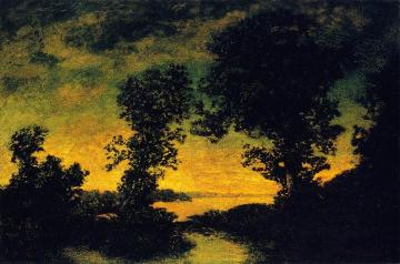 Outlet Of A Mountain Lake Artwork by Ralph Albert Blakelock