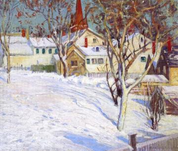 Town Hill, Ipswich Artwork by Theodore Wendel