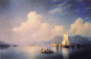 Lake Maggiore In The Evening Artwork by Ivan Constantinovich Aivazovsky