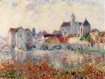 Moret-sur-loing Artwork by Gustave Loiseau