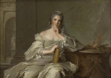 Princess Anne-henriette Of France - The Fire Artwork by Jean-Marc Nattier