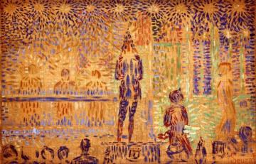 Study for 'Invitation to the Sideshow' Artwork by Georges Seurat