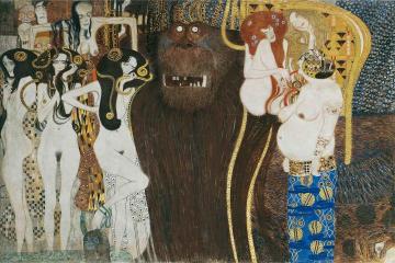 Beethoven Frieze Artwork by Gustav Klimt